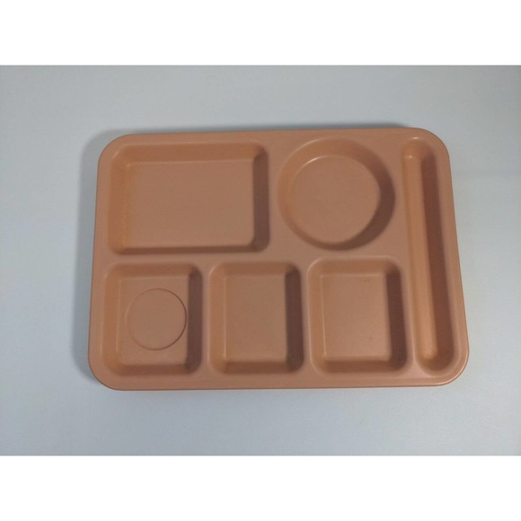 4 Vintage Arrowhead Stack Lunch cafeteria Trays USA MADE Cleveland OH Multicolo - Picture 9 of 10